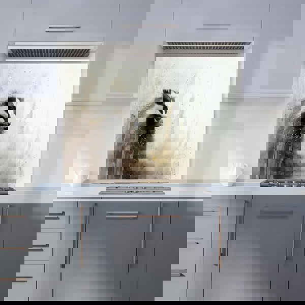 Warren Reed - Designer Badger Watercolour Kitchen Splashback