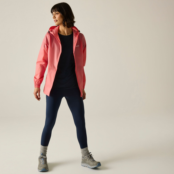 Regatta Womens Pack It III Waterproof Jacket - Peach Pink