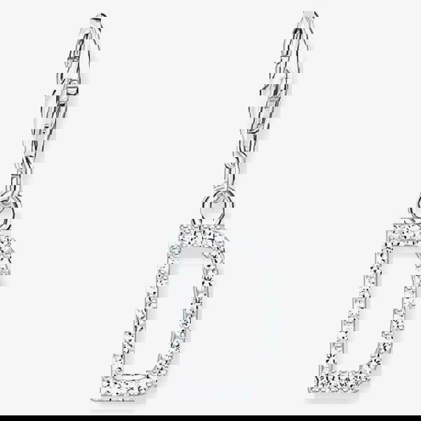 THOMAS SABO Silver Cubic Zirconia Letter D Charm 1944-051-14