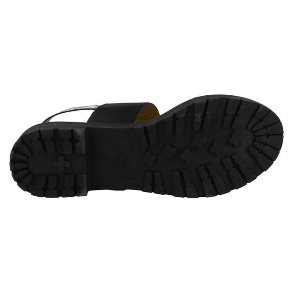 Savannah Ladies Savannah Buckle Strap Retro Sandals