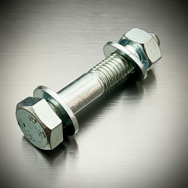 Fixaball M10 Hex Bolt Nut Washers High Tensile 8.8 BZP