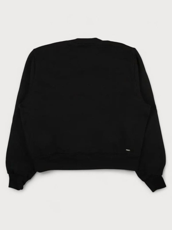 Amiri Pelican Watercolor Crewneck Sweatshirt Black - Supplied FashionSupplied Fashion