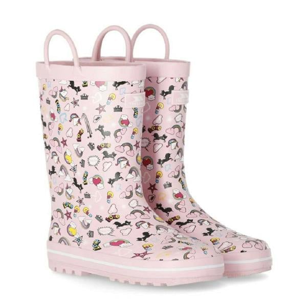 Trespass Childrens/Kids Starryton Wellington Boots - Pink - 