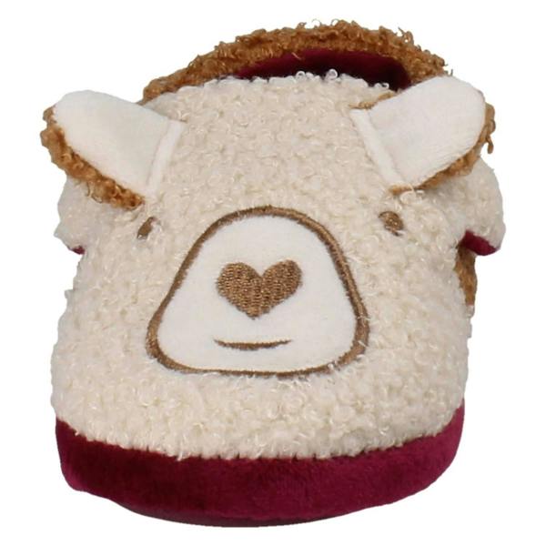 Clarks Childrens Clarks Print Detailed Slippers - Fluffy Snug T