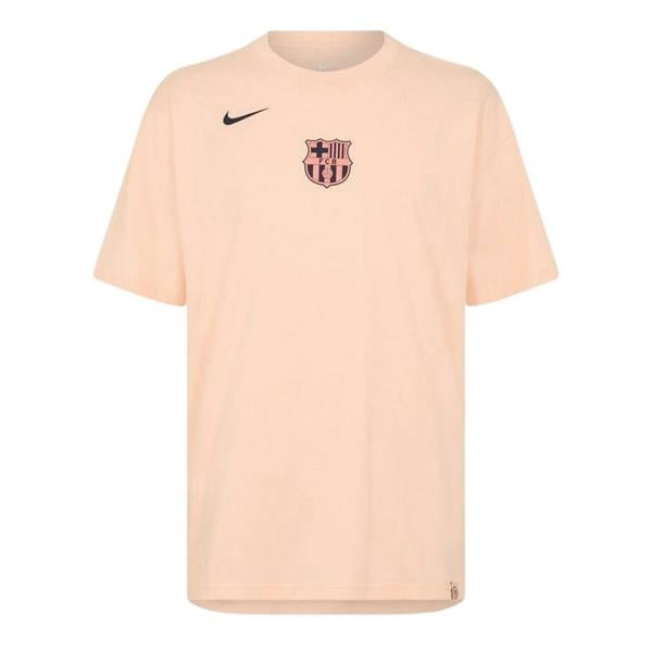 Nike Mens T90 FC Barcelona T-Shirt - Beige - 