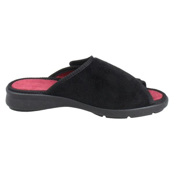 DB Shoes Ladies DB Wide Fitting Slippers - Red Start