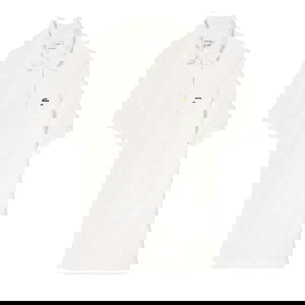 Lacoste Womens/Ladies Terrycloth Slim Polo Shirt - Cream