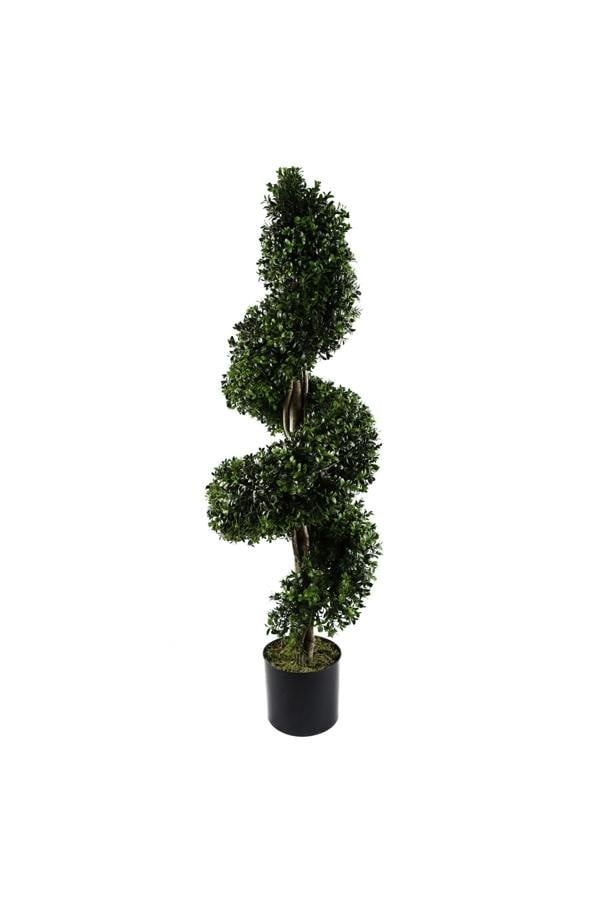 Dyzi Spiral Buxus Artificial Tree UV Resistant Large 120cm