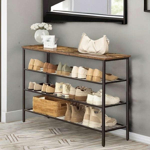 Rafaelo Mobilia 4-Tier Shoe Rack