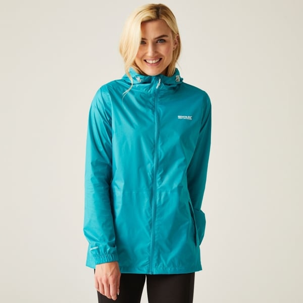 Regatta Women's Pack It III Waterproof Jacket - Tahoe Blue