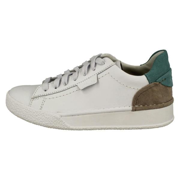 Clarks Ladies Clarks Wedge Heeled Trainers Craft Cup Lace