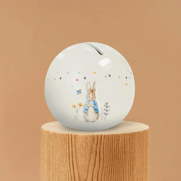 Beatrix Potter Peter Rabbit Money Bank Sphere