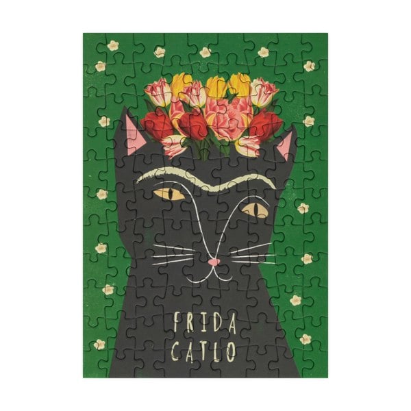 Happily Puzzles Frida Catlo - 99 Piece Mini Jigsaw Puzzle