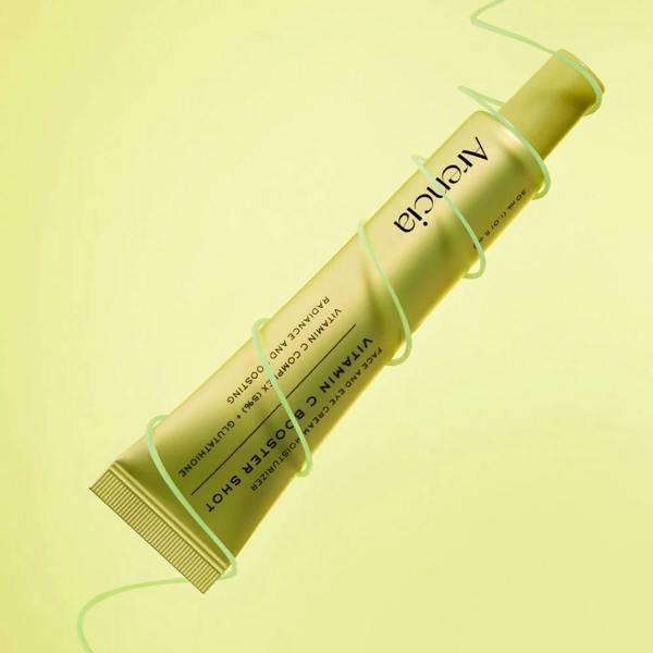 Lightweight, fast-absorbing Arencia Vitamin C Booster Shot – Concentrated Korean skincare for even skin tone and "Glass Skin" clarity at Atelier De Glow UK.