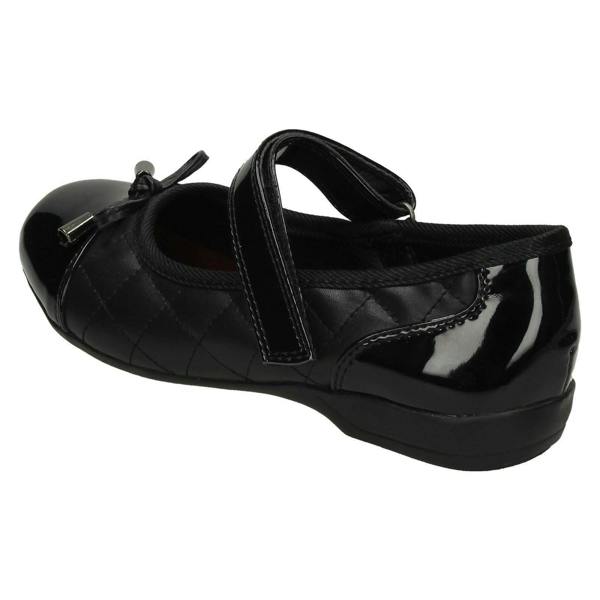 Cool For School Girls Cool For School Mary School Shoes with Adjustable Strap and Bow Design