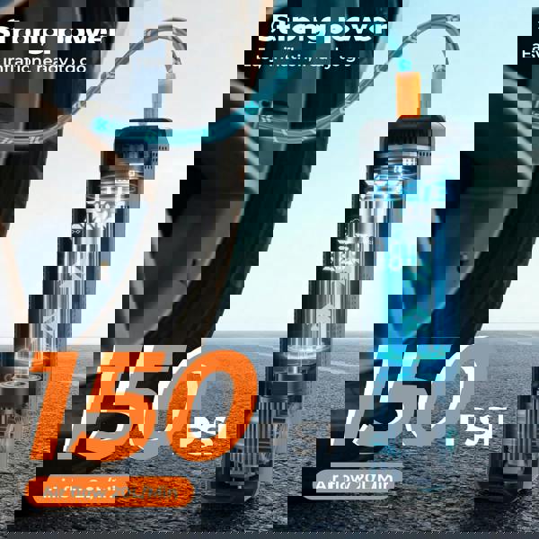 Traderight Car Tyre Inflator Portable Air Compressor Pump 150PSI Rechargeable