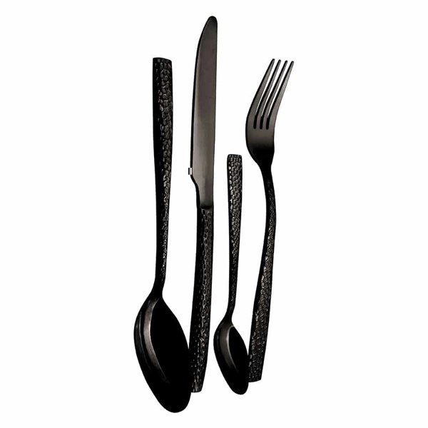 24-Piece Cutlery Set Berlinger Haus BH/2618 Mirror Black