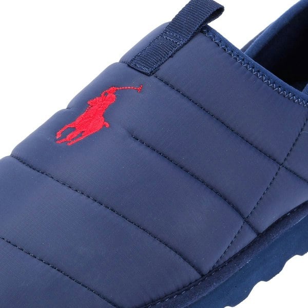 Ralph Lauren - 843955402002 Mens Everett Slipper Navy/Red