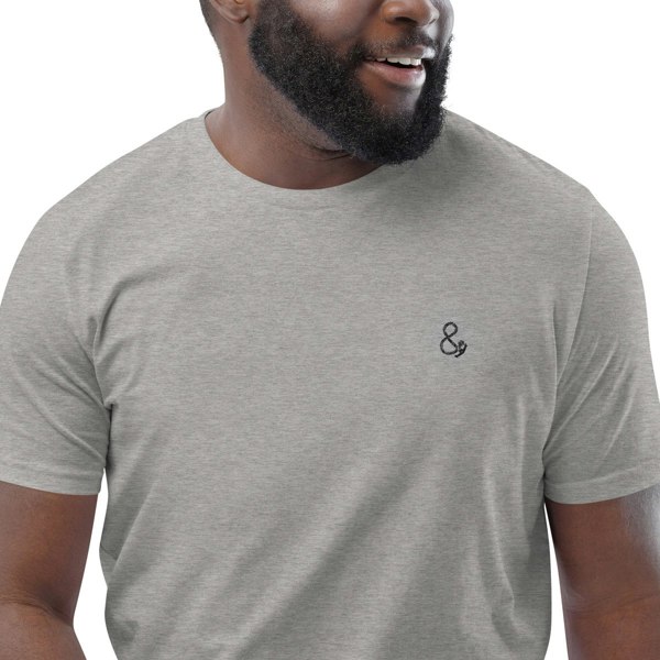 ANCHOR & CREW Ampersand Signature Organic Cotton Embroidered T-Shirt