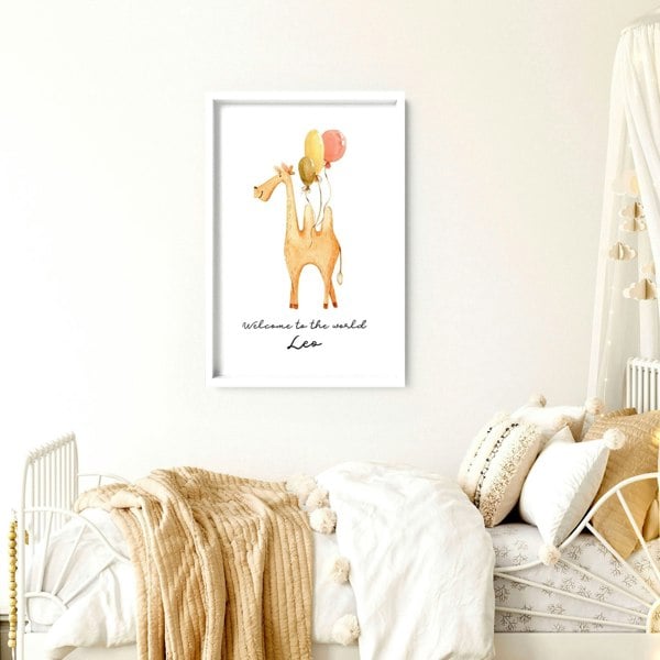 Animal prints for nursery decor Camel wall art print