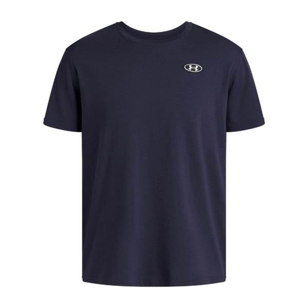 Under Armour Mens Logo Heavyweight Loose T-Shirt - Blue - 