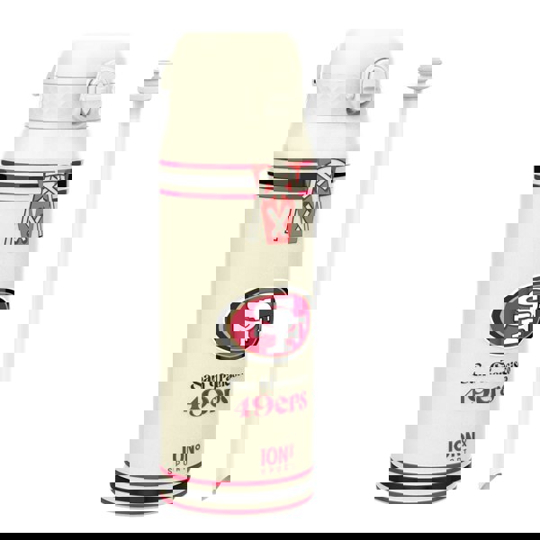 ION8 NFL x ION8 Insulated Steel Water Bottle, NFL 49ers, 750ml (24oz)