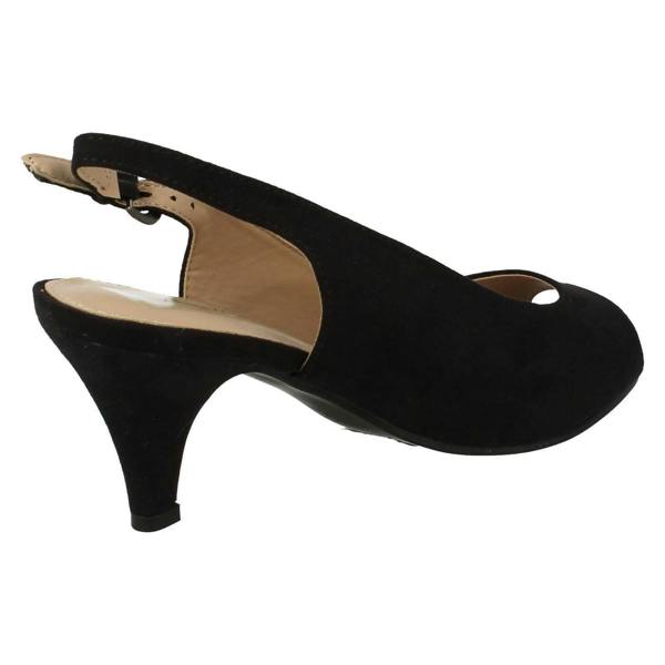 Anne Michelle Ladies Anne Michelle Peep Toe Sling back Heels