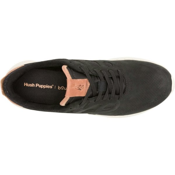 Hush Puppies Seventy8 Suede Men's Black Trainers