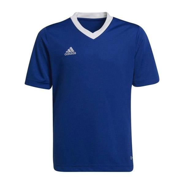 Adidas Childrens/Kids V Neck T-Shirt - Royal Blue - 