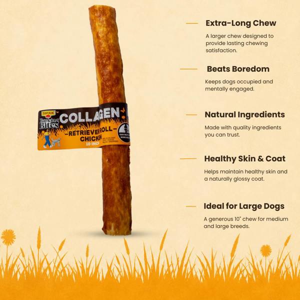Favour Collagen Chicken 10" Retriever Rolls 105g