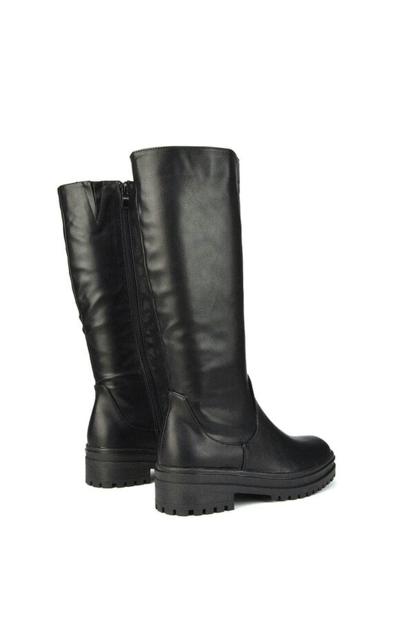 XY LONDON Chunky Sole Mid Calf Boots