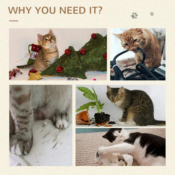Cat tree promotional collage with cats shown; no cat tree visible in this frame