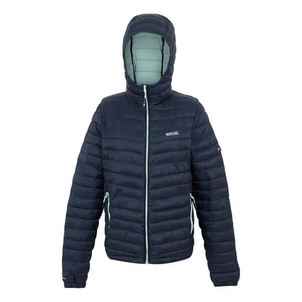 Regatta Womens/Ladies Hurden Padded Jacket - Navy/Icy Morn