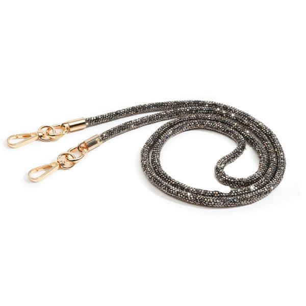 Elie Beaumont Lanyard - Diamante Black