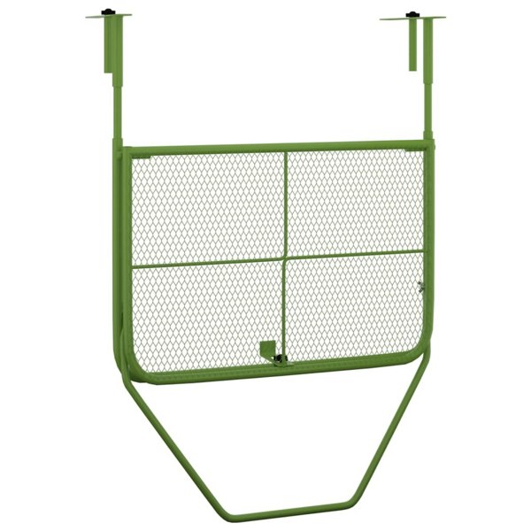 Berkfield Balcony Table Green 60x40 cm Steel