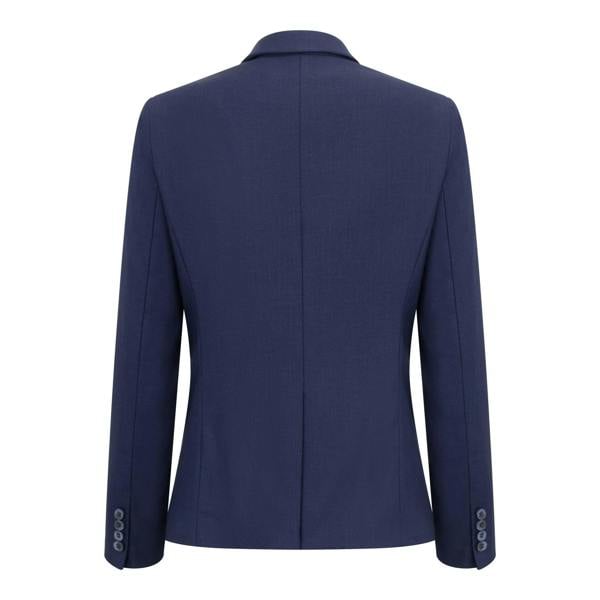 TruClothing Women's 3 Piece Tailored Fit Plain Navy Formal Office Suit