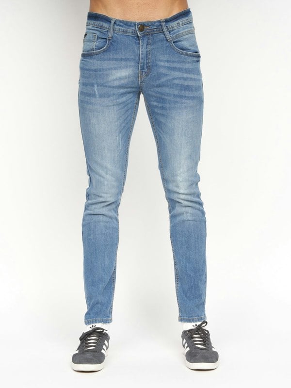 Duck and Cover Tranfold Slim Fit Jeans Light Wash