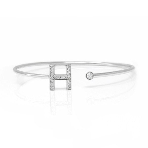 Say It With Me and Mine Bangle - Sterling Silver