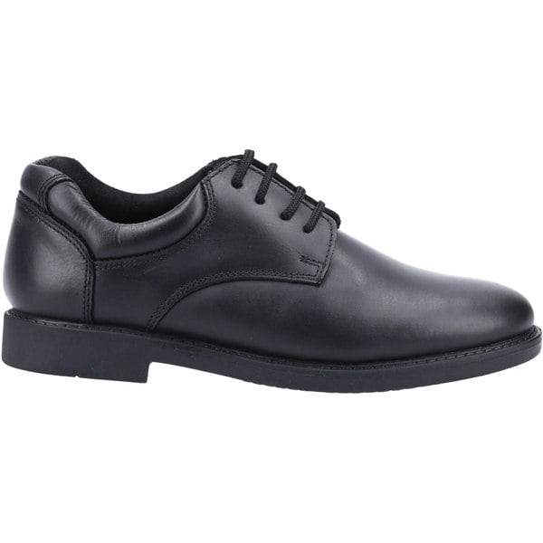 Hush Puppies Tim Senior Leather Boys's Black Shoes