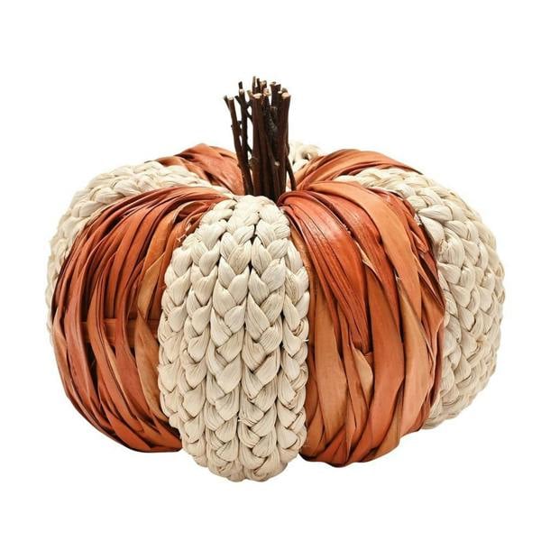 Country Living Woven Leaves Pumpkin