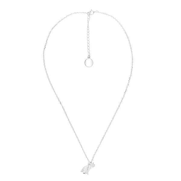 Mylee London Long-Haired Cat Silver Necklace - Personalised