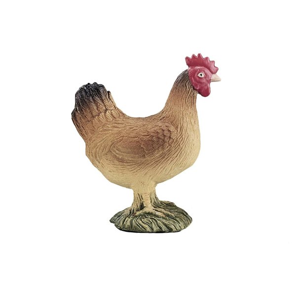 Mojo Fun Hen Standing Farm Toy Figure 5 cm Height Approx - 387052