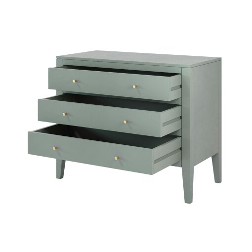 Wyld Haus Cordoba Pigeon Grey Wood Grain 3 Drawer Chest