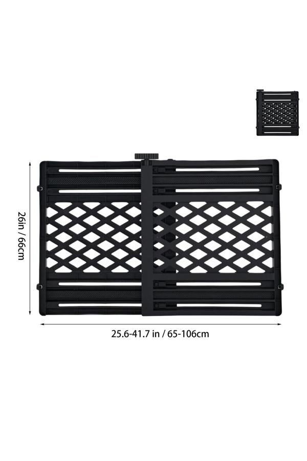 Living and Home Indoor Extendable Pet Gate Barrier for Door