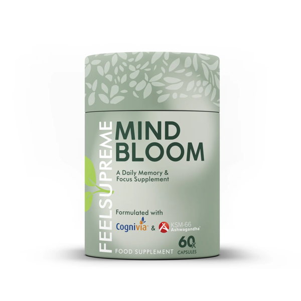 Feel Supreme Mind Bloom | Daily Memory & Focus Supplement For Females 60 caps