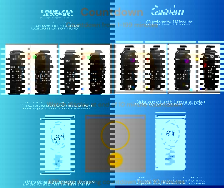 Pivotell Vibratime Smart Pill Reminder Watch: Vibrating Pill Reminder Daily Alarm Watch with PERSONALISED MESSAGE on screen at alarm time