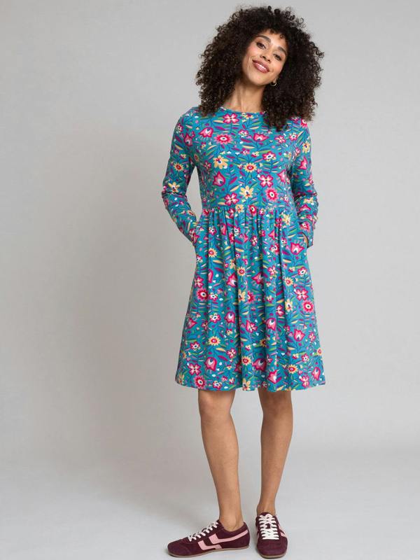 Kite Womens Organic Folksy Bloom Harbour Jersey Dress