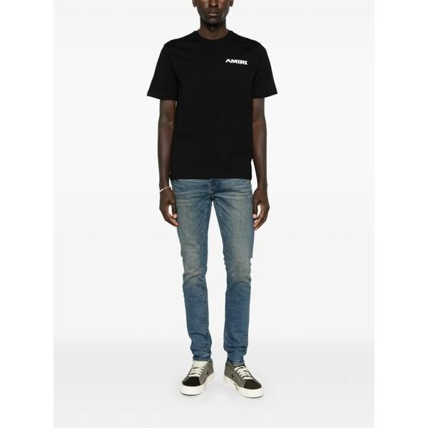 Amiri Sports Logo T-Shirt   in  Black