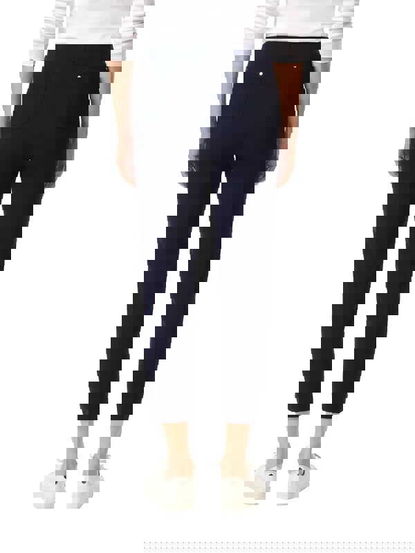 PennyPlain Cropped Bengaline Trousers Short - French Navy