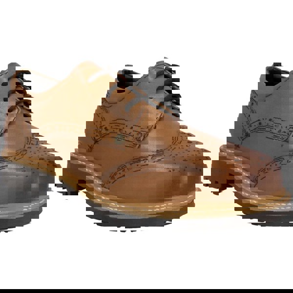 Hunter model Cawdor Brogue Gibson Male in Tan